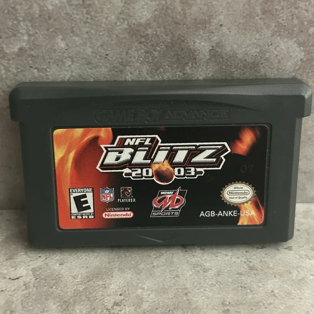 NFL Blitz 2003 - Game Boy Advance Game - Cartridge And Plastic Case - VG02